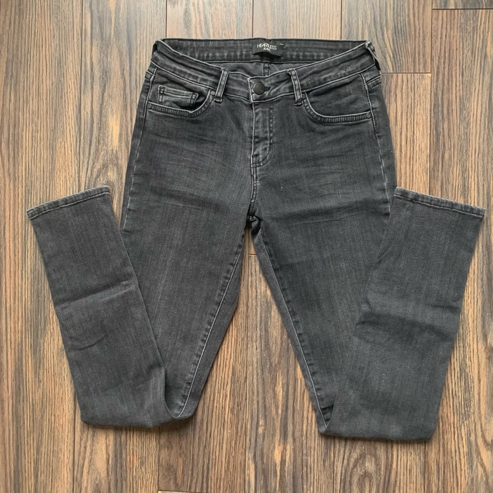 Heartless Teen Black Color Jeans